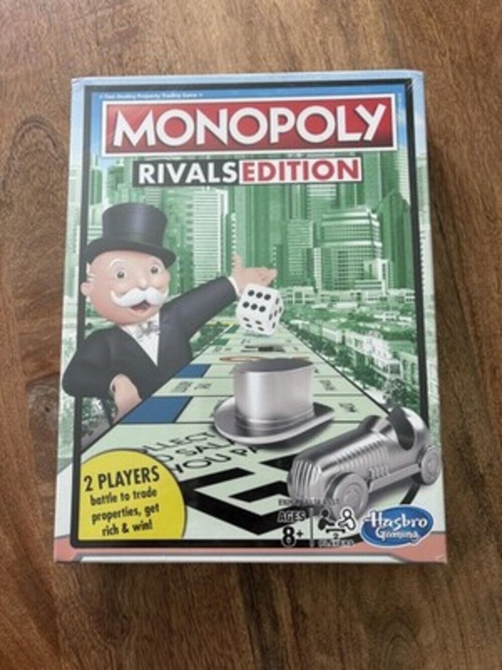 Monopoly Rivals Edition Board Game 2 Player Hasbro Gaming Ages 8+ New Sealed